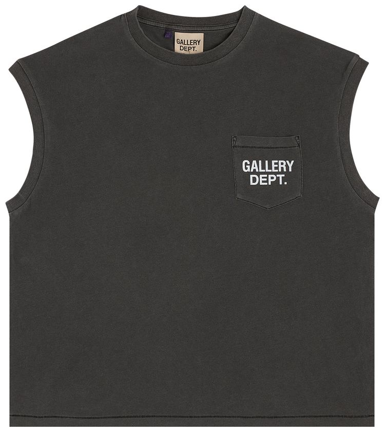Gallery Dept Augi Sleeveless Tee Vintage Black