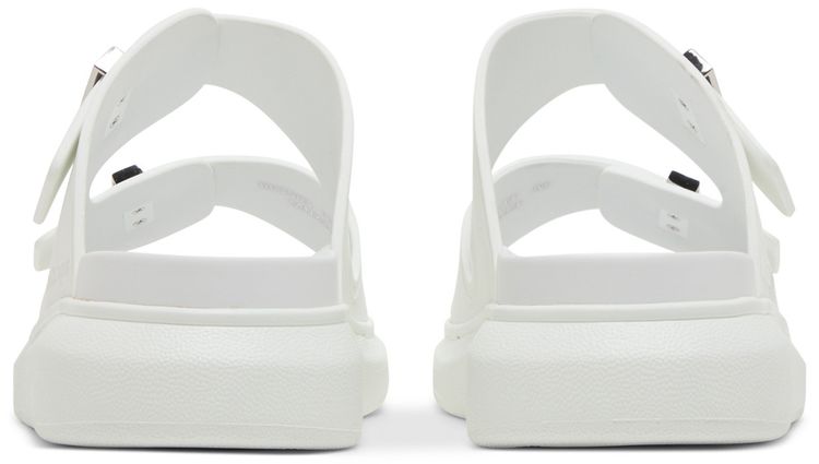 Alexander McQueen Hybrid Double Buckle Sandal New Ivory