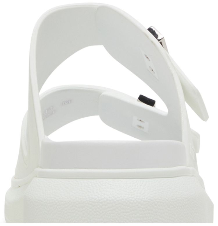Alexander McQueen Hybrid Double Buckle Sandal New Ivory