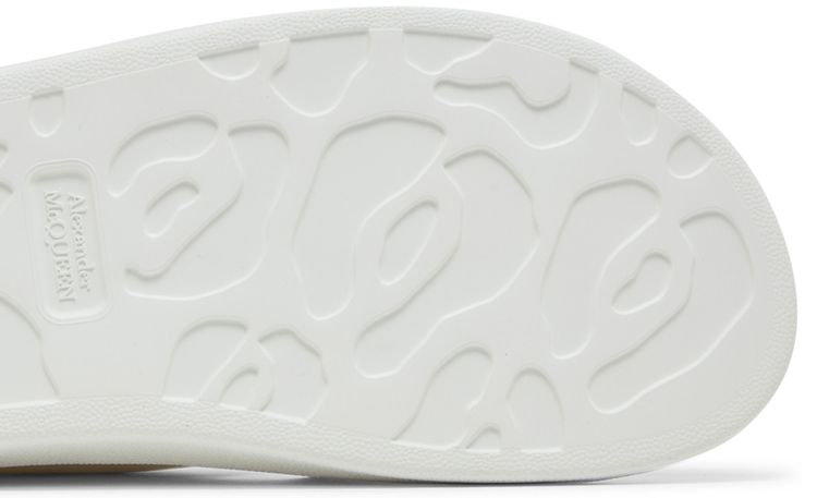 Alexander McQueen Hybrid Double Buckle Sandal New Ivory