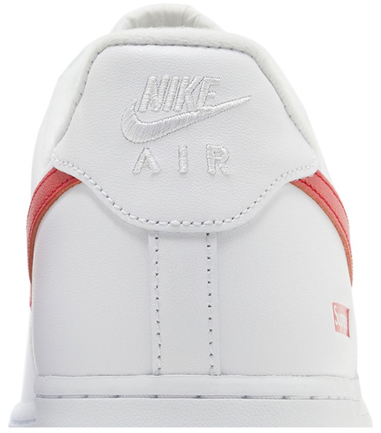 Supreme x Air Force 1 Low Box Logo   Speed Red Shanghai Exclusive