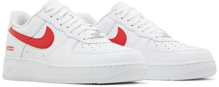 Supreme x Air Force 1 Low Box Logo   Speed Red Shanghai Exclusive