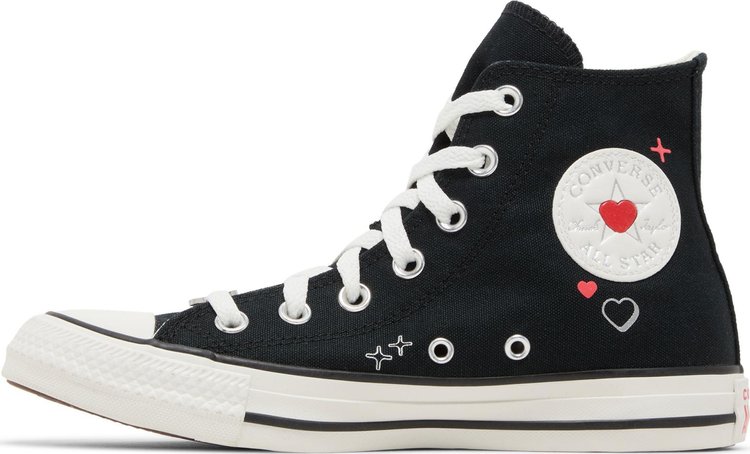 Wmns Chuck Taylor All Star High Y2K Heart   Black