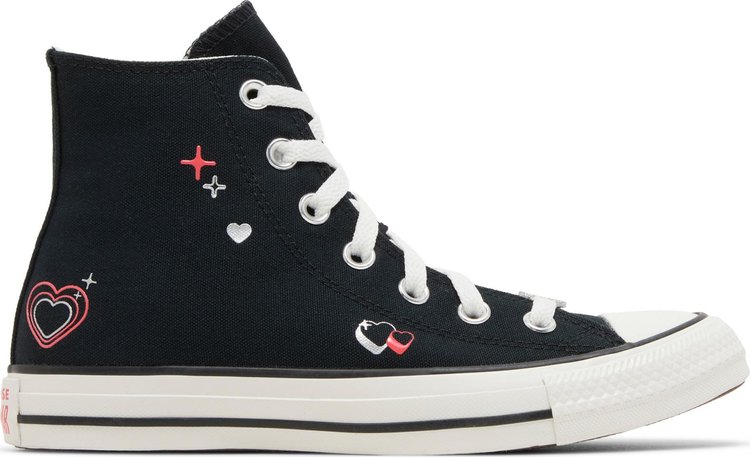 Wmns Chuck Taylor All Star High Y2K Heart   Black