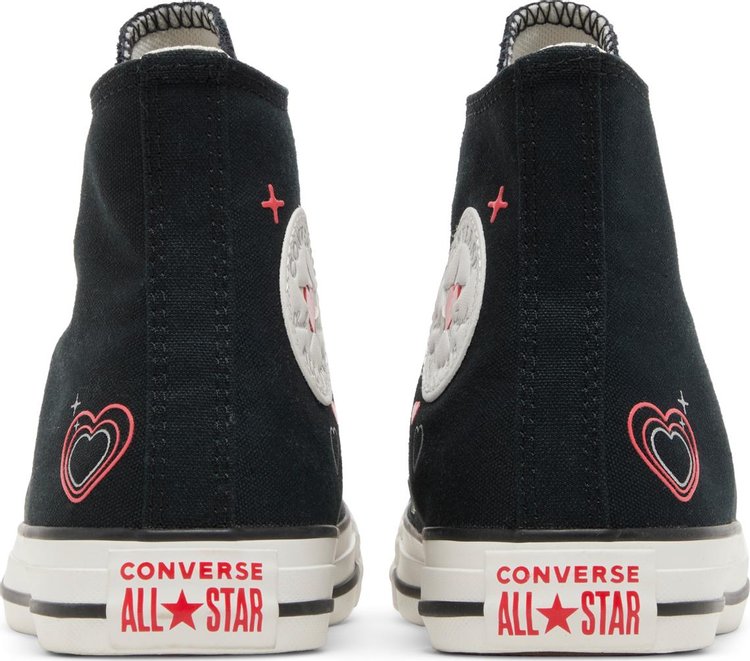 Wmns Chuck Taylor All Star High Y2K Heart   Black