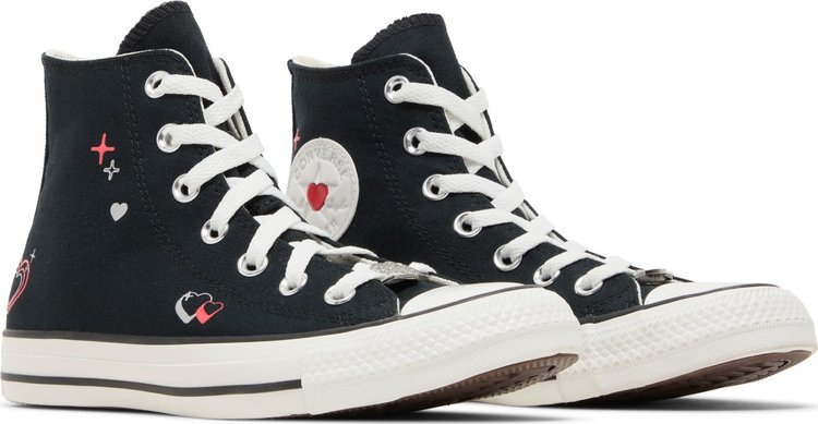 Wmns Chuck Taylor All Star High Y2K Heart   Black