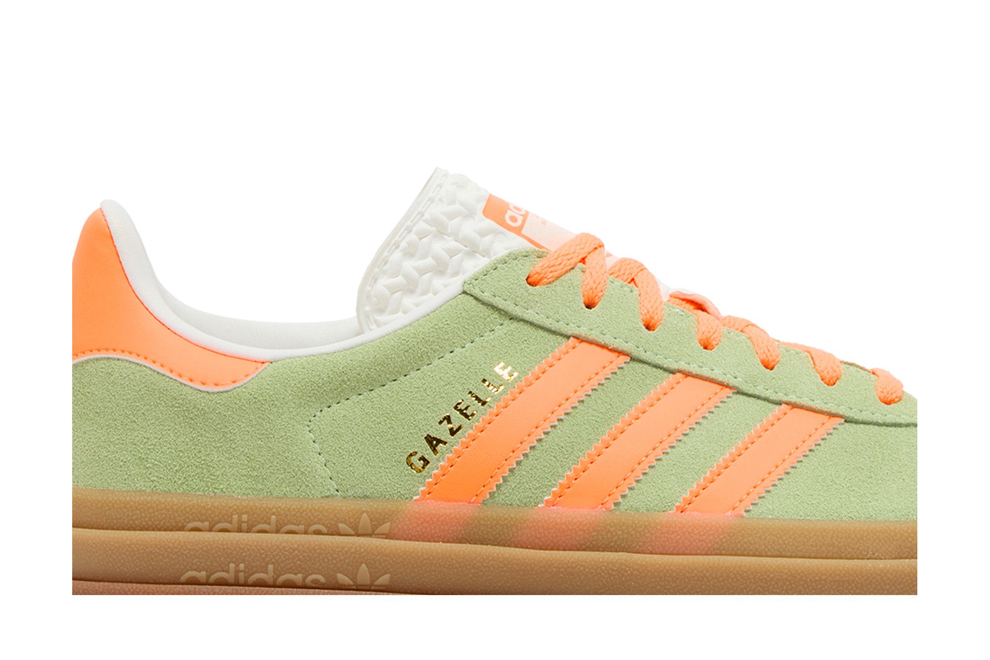 Buy Wmns Gazelle Bold 'Green Spark Screaming Orange