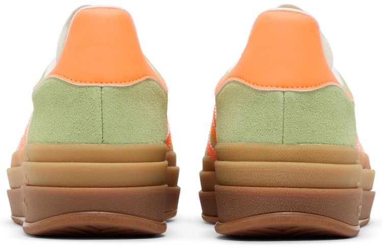 Adidas Wmns Gazelle Bold Green Spark Screaming Orange