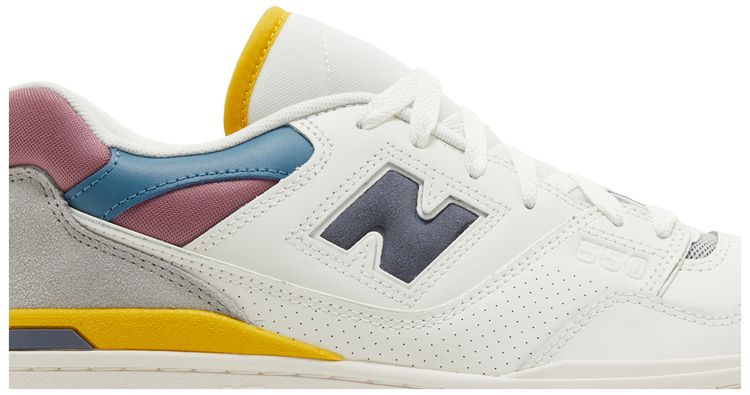 New Balance 550 Sea Salt Rosewood Lemon