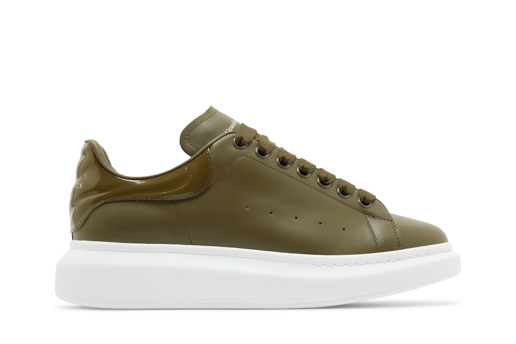Alexander mcqueen khaki trainers discount