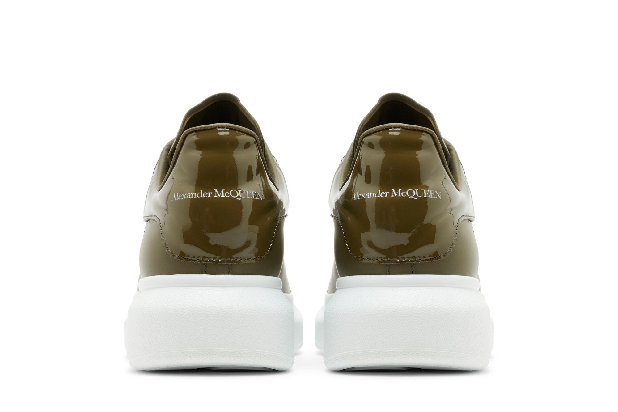 スニーカー Oversized Sneakers - Alexander McQueen - Leather - Khaki Buy Alexander McQueen Oversized Sneaker 'Khaki' - 777279