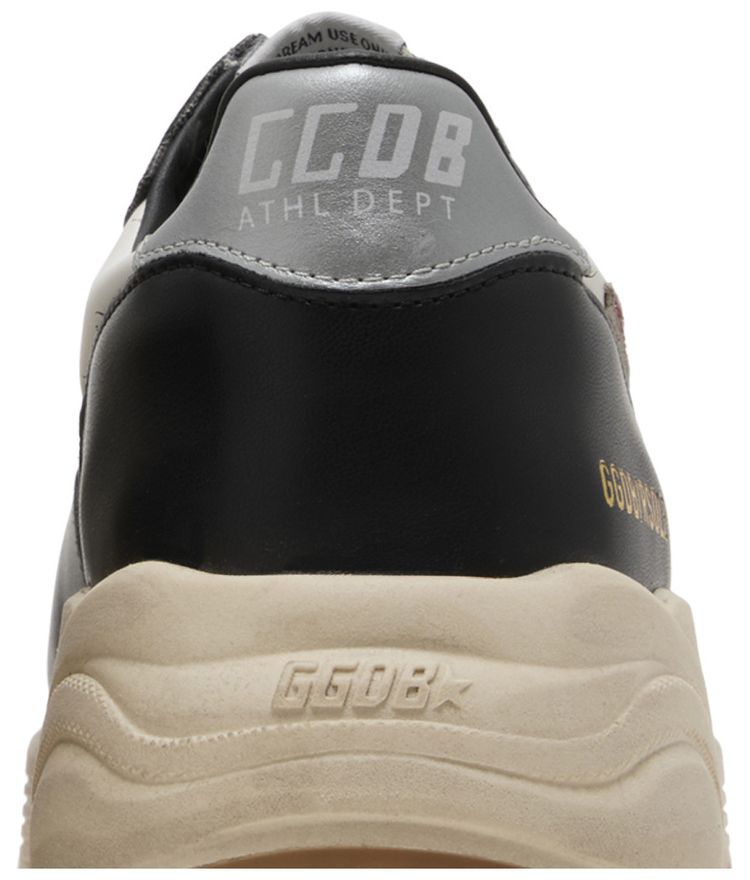 Golden Goose Running Sole Black White Red