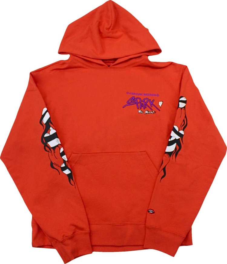 Chrome Hearts Matty Boy Sadistic Lipstick Hoodie RedOrange