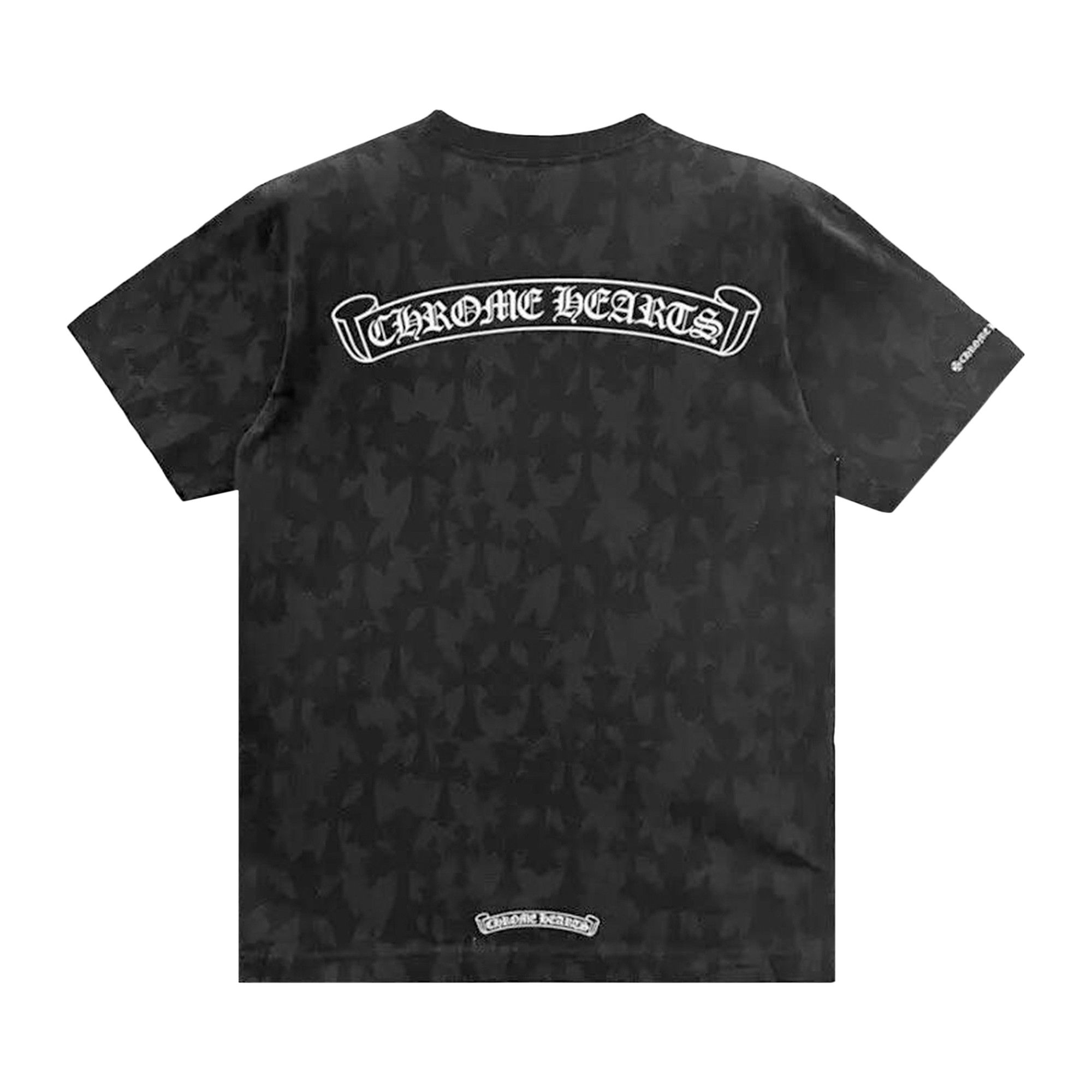 【国産】 All Crosses Hearts Chrome Buy Over 'Black T-Shirt Horseshoe トップス