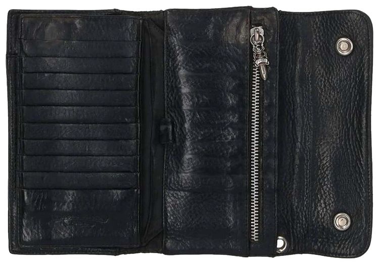Chrome Hearts Wave Wallet Black