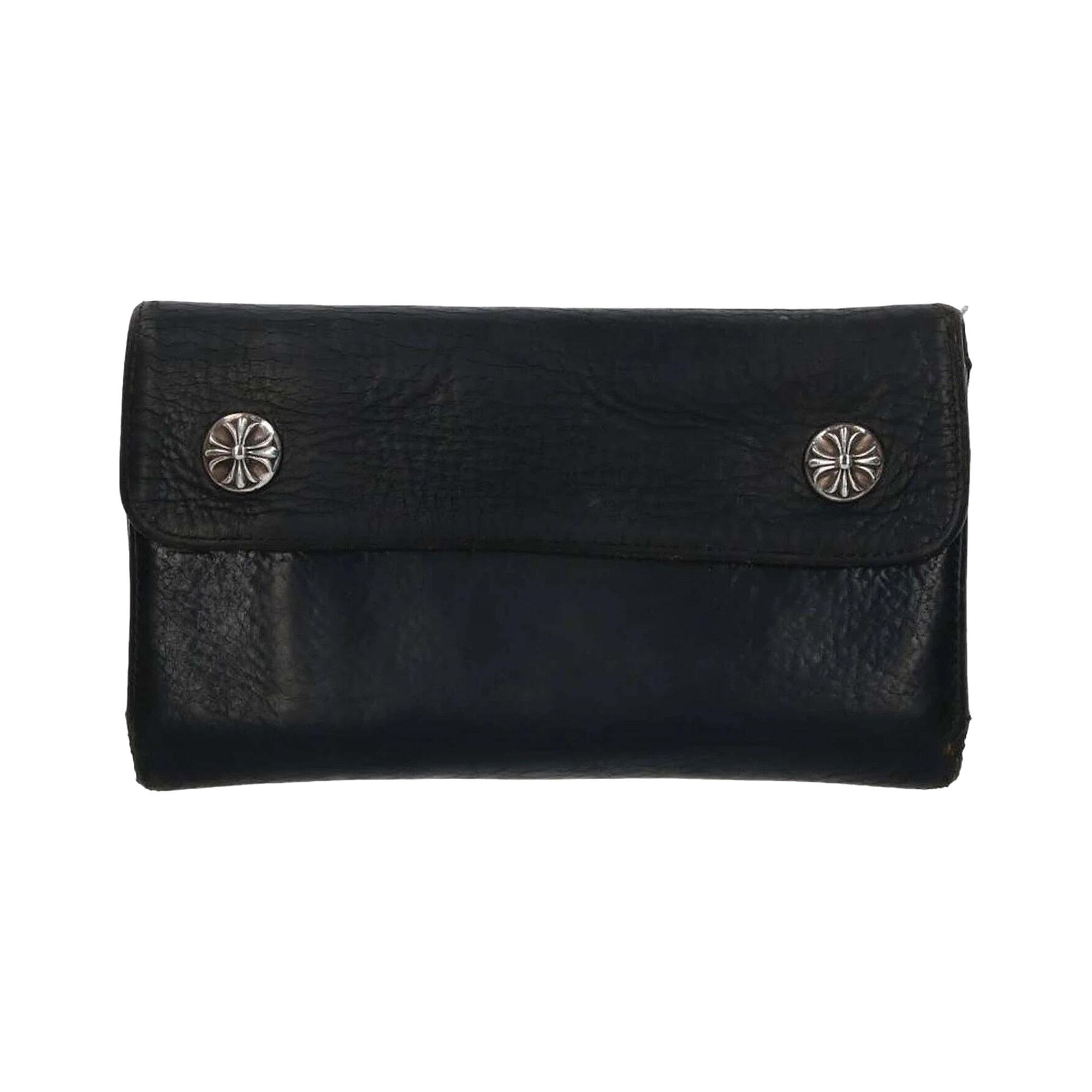 Buy Chrome Hearts Wave Wallet 'Black' - 1383 100000604CBBL BLAC | GOAT