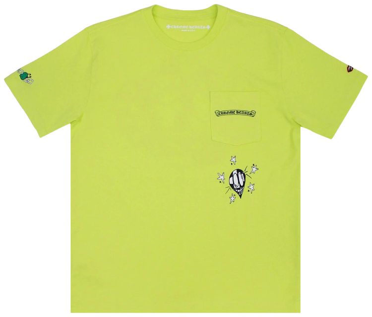 Chrome Hearts Matty Boy Link T Shirt Lime Green