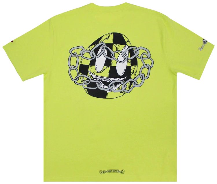 Chrome Hearts Matty Boy Link T Shirt Lime Green