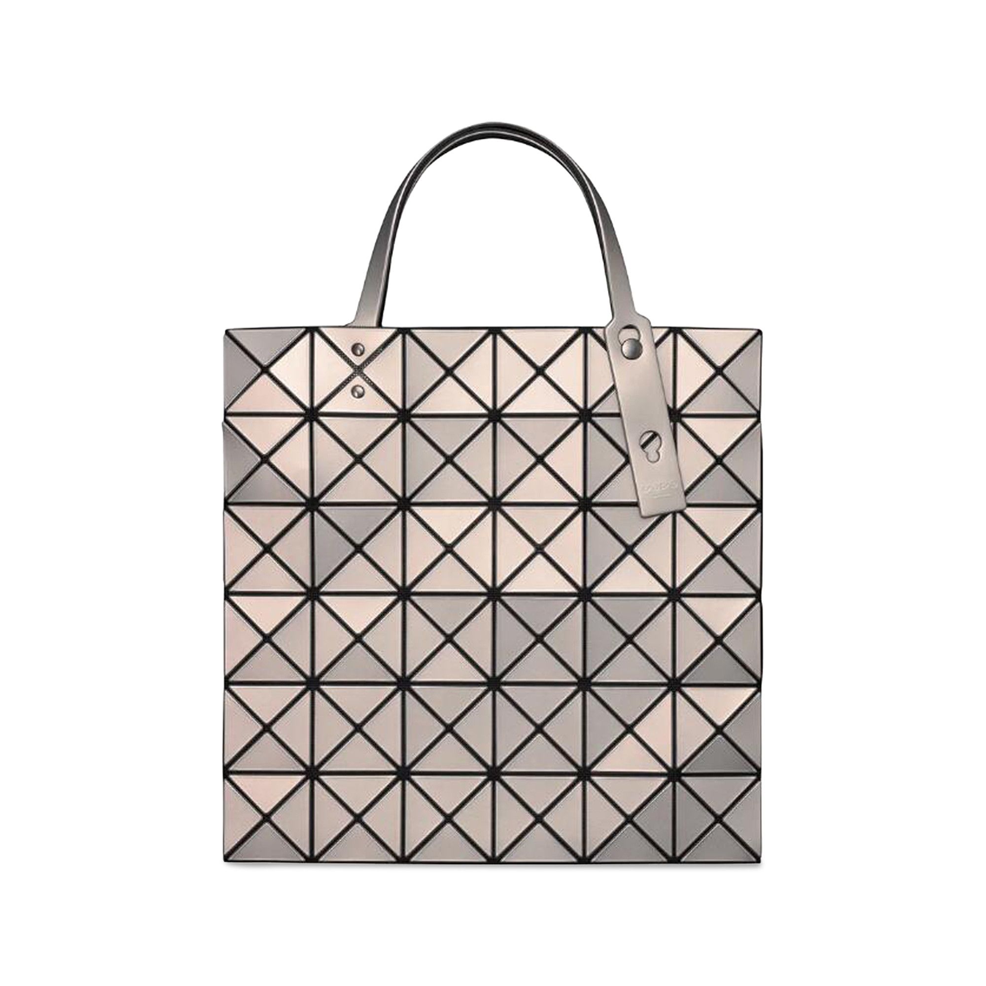 Pink metallic tote bag deals