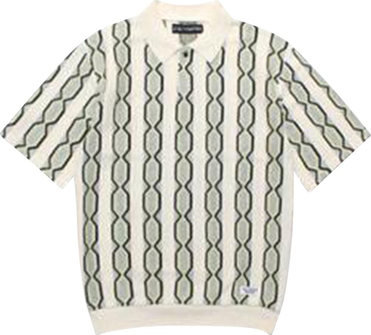 Wacko Maria Knit Polo Shirt Type 3 Beige