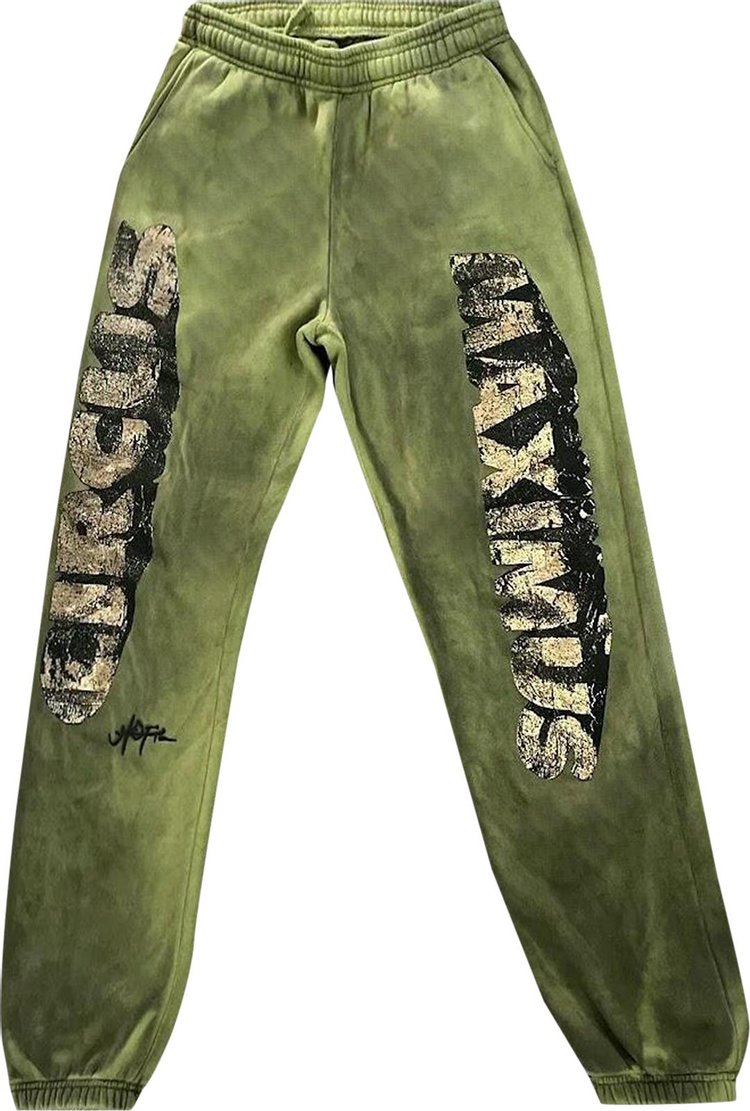 Cactus Jack by Travis Scott Utopia Circus Maximus Sweatpants Green