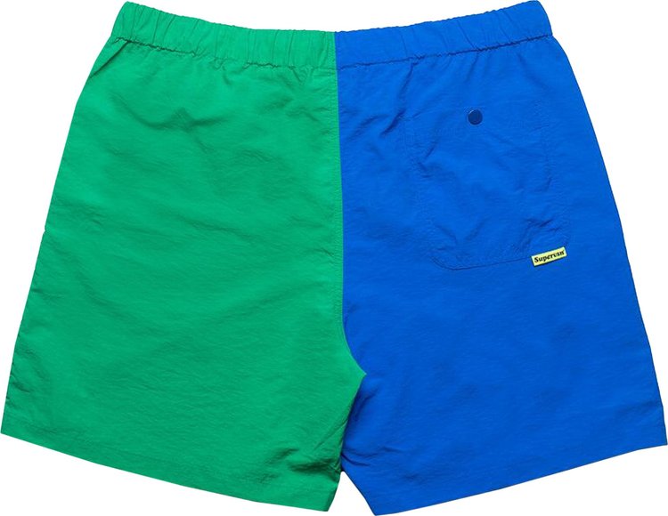 Supervsn 2 Tone Short GreenBlue