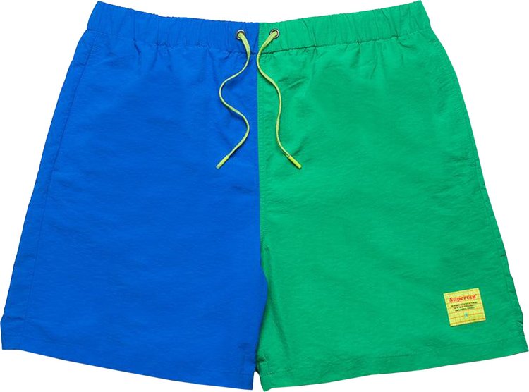 Supervsn 2 Tone Short GreenBlue