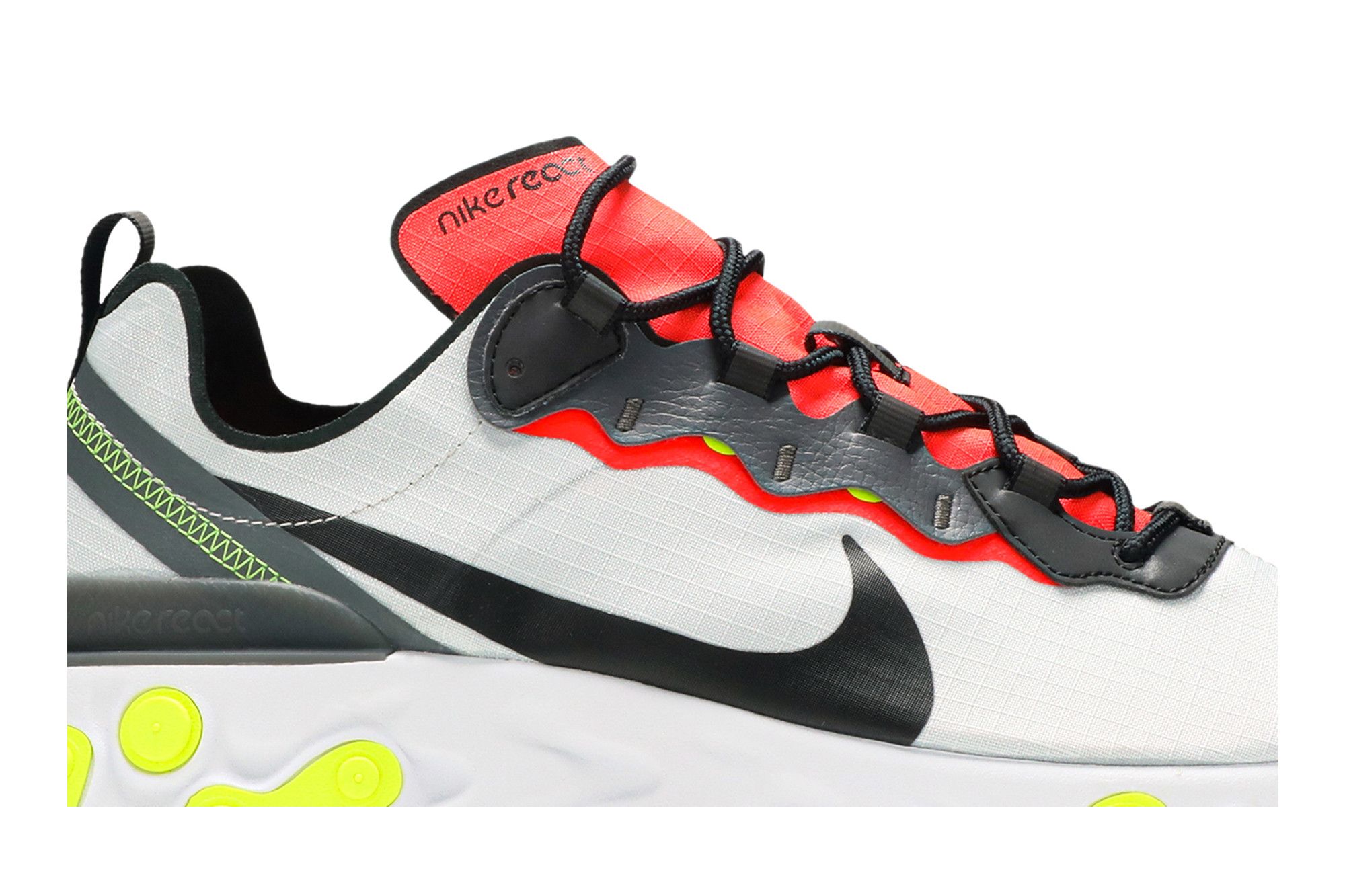 React element 55 white black bright crimson store