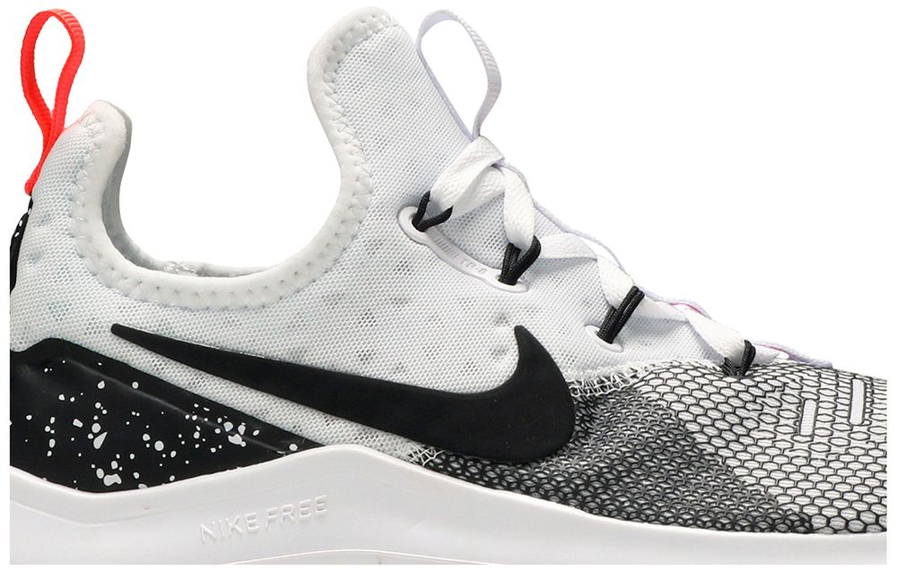 womens nike free tr 8 white black total crimson