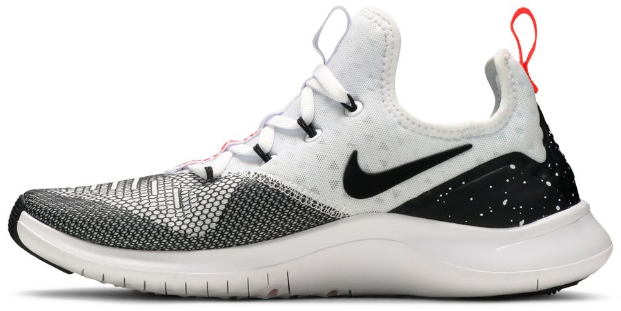 womens nike free tr 8 white black total crimson
