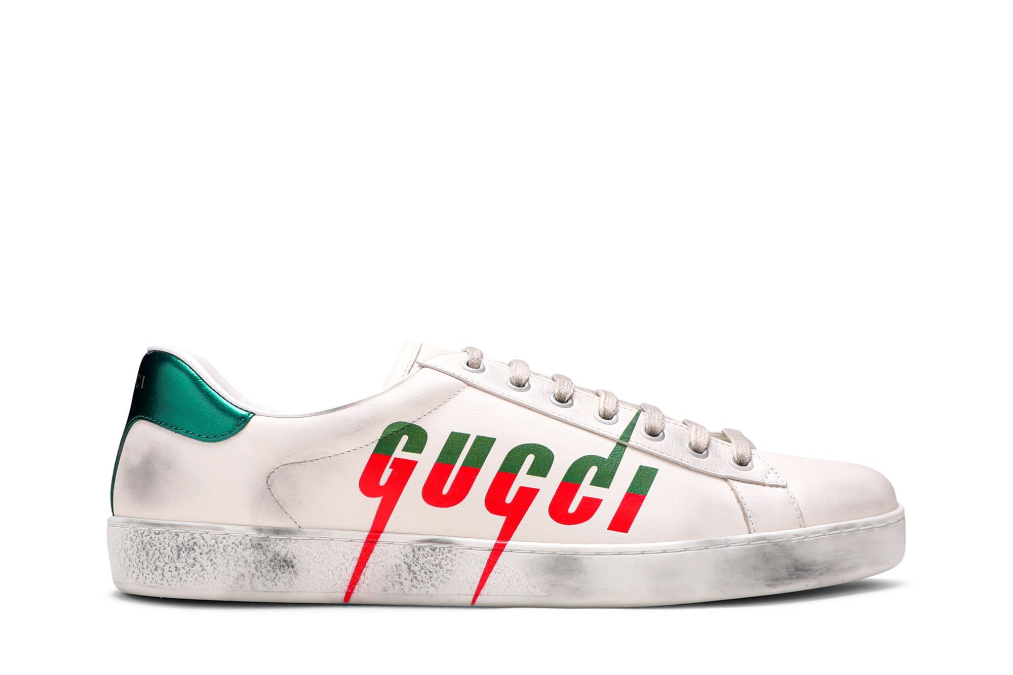 Buy Gucci Ace Gucci Blade Distressed White 576137 A38V0 9090 GOAT UK
