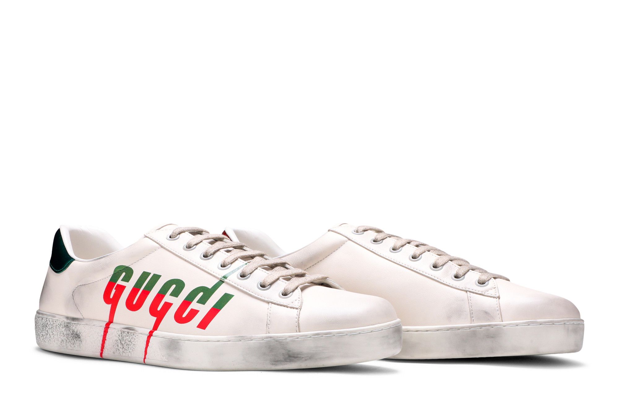 Buy Gucci Ace Gucci Blade Distressed White 576137 A38V0 9090 GOAT