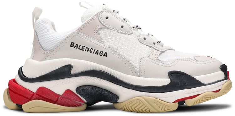 Balenciaga Wmns Triple S Sneaker White Black Red 2019