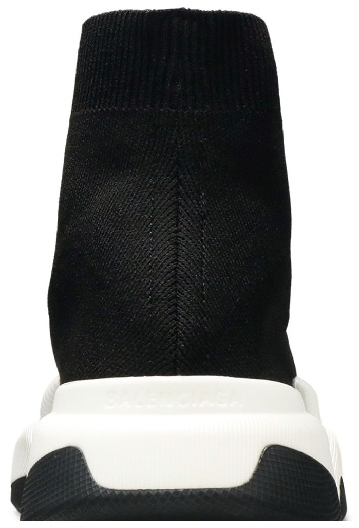 Balenciaga Wmns Speed 2 Trainer Knit Black White
