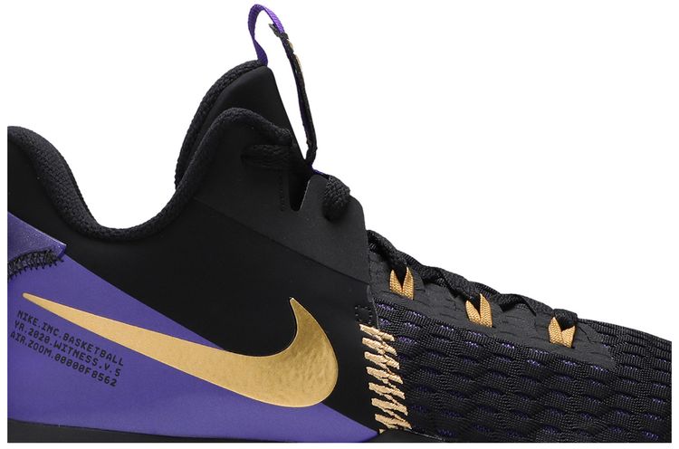 LeBron Witness 5 Fierce Purple Metallic Gold