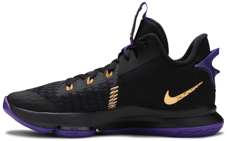 LeBron Witness 5 Fierce Purple Metallic Gold
