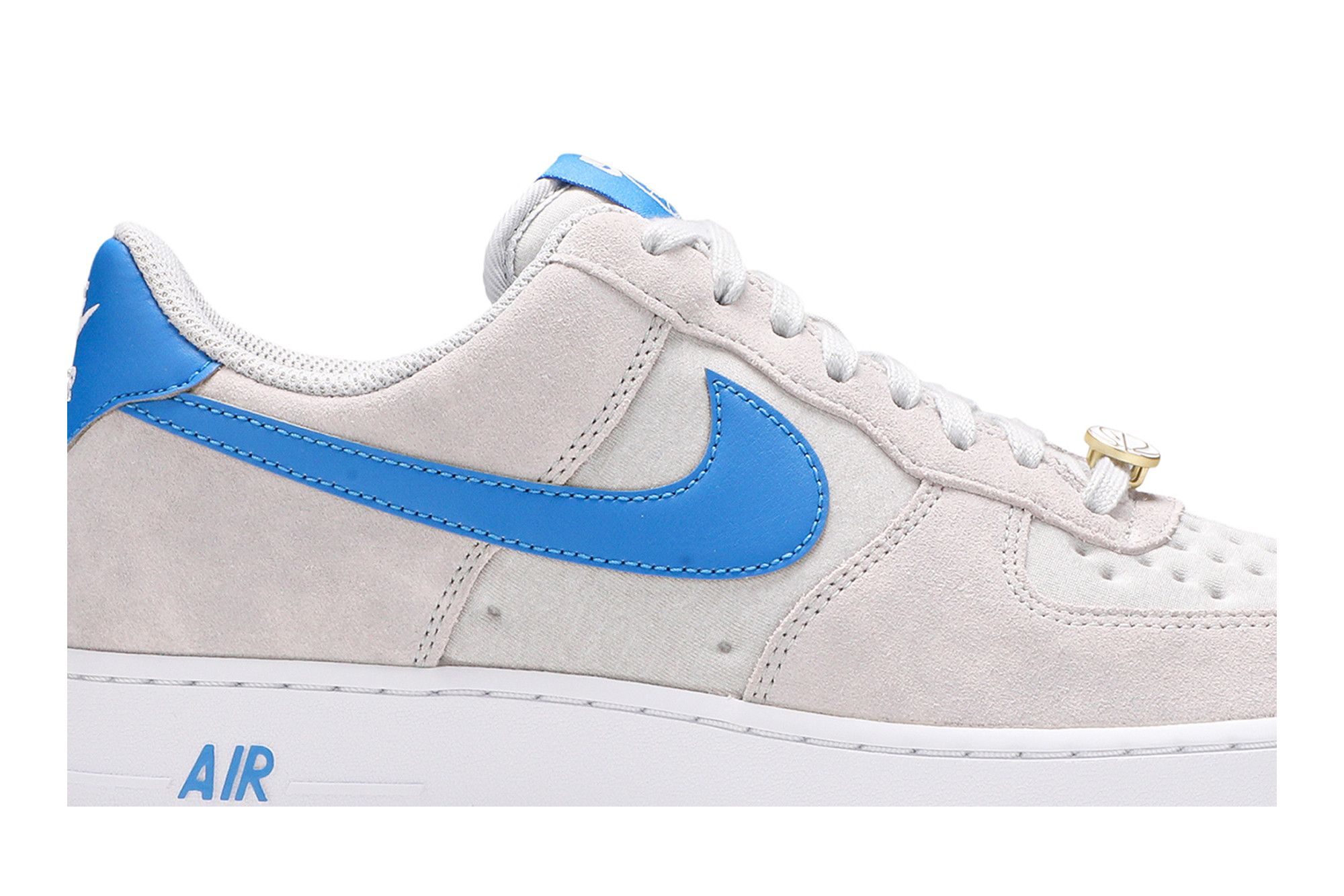 Buy Air Force 1 07 LV8 EMB Grey Fog Light Photo Blue CN0844 001 GOAT