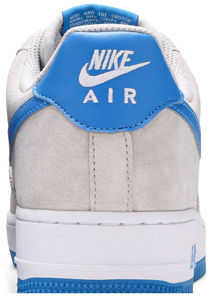 Nike Air Force 1 07 LV8 EMB Grey Fog Light Photo Blue