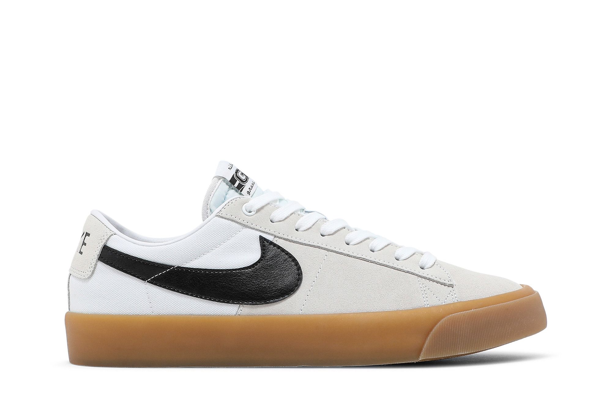 Nike blazer low white gum hot sale