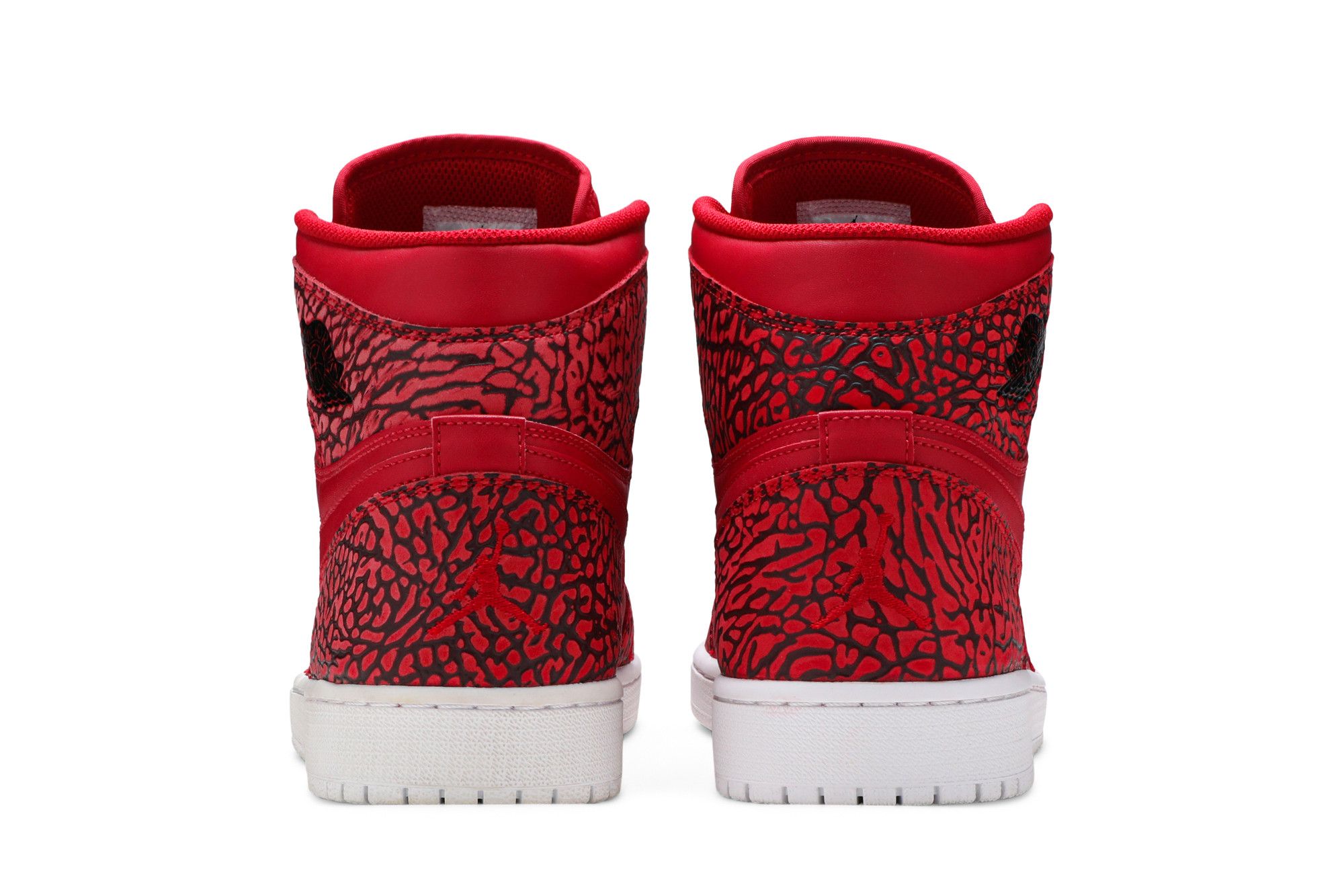Red elephant print jordan 1 store