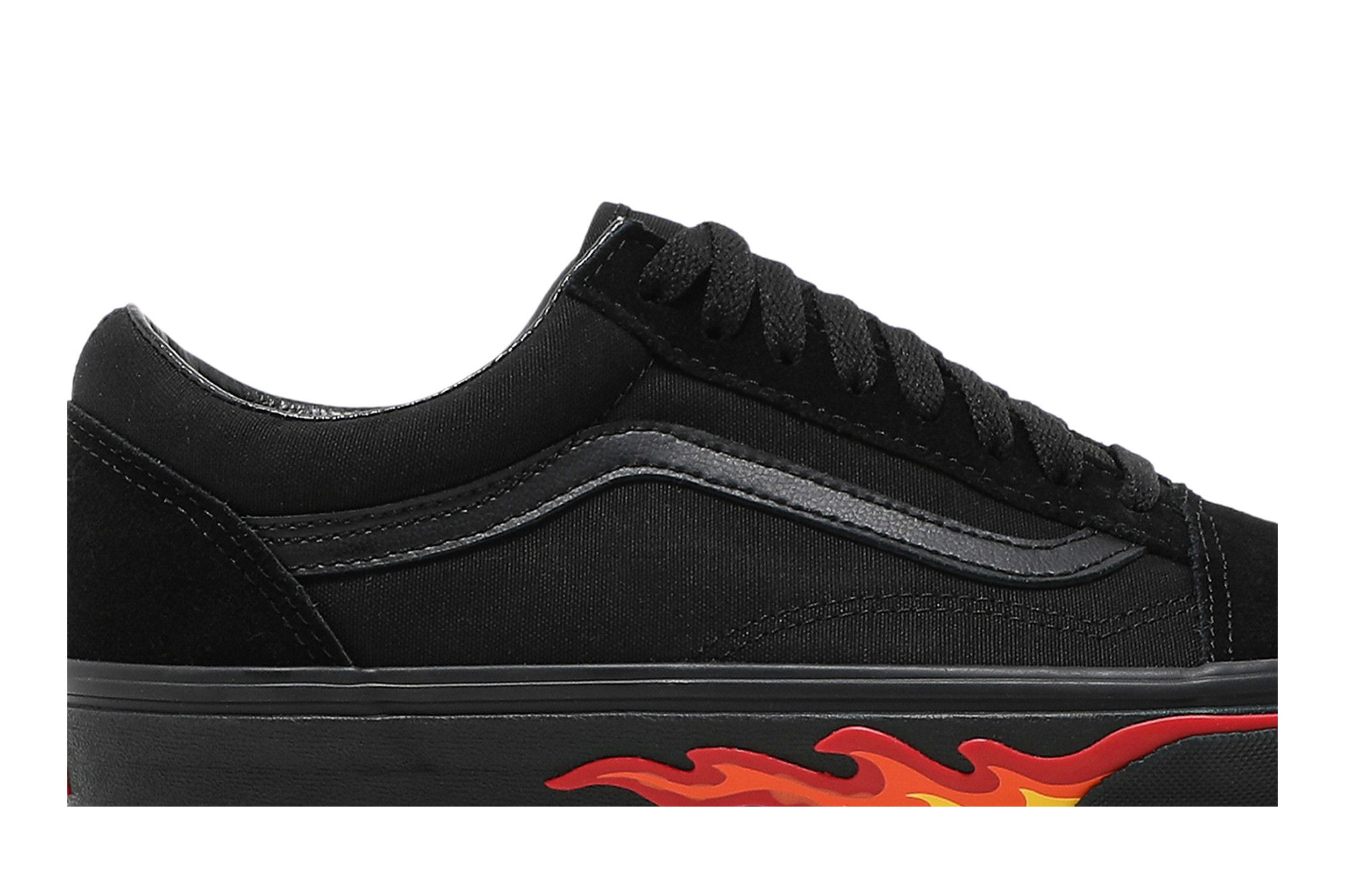 Vans os flames top