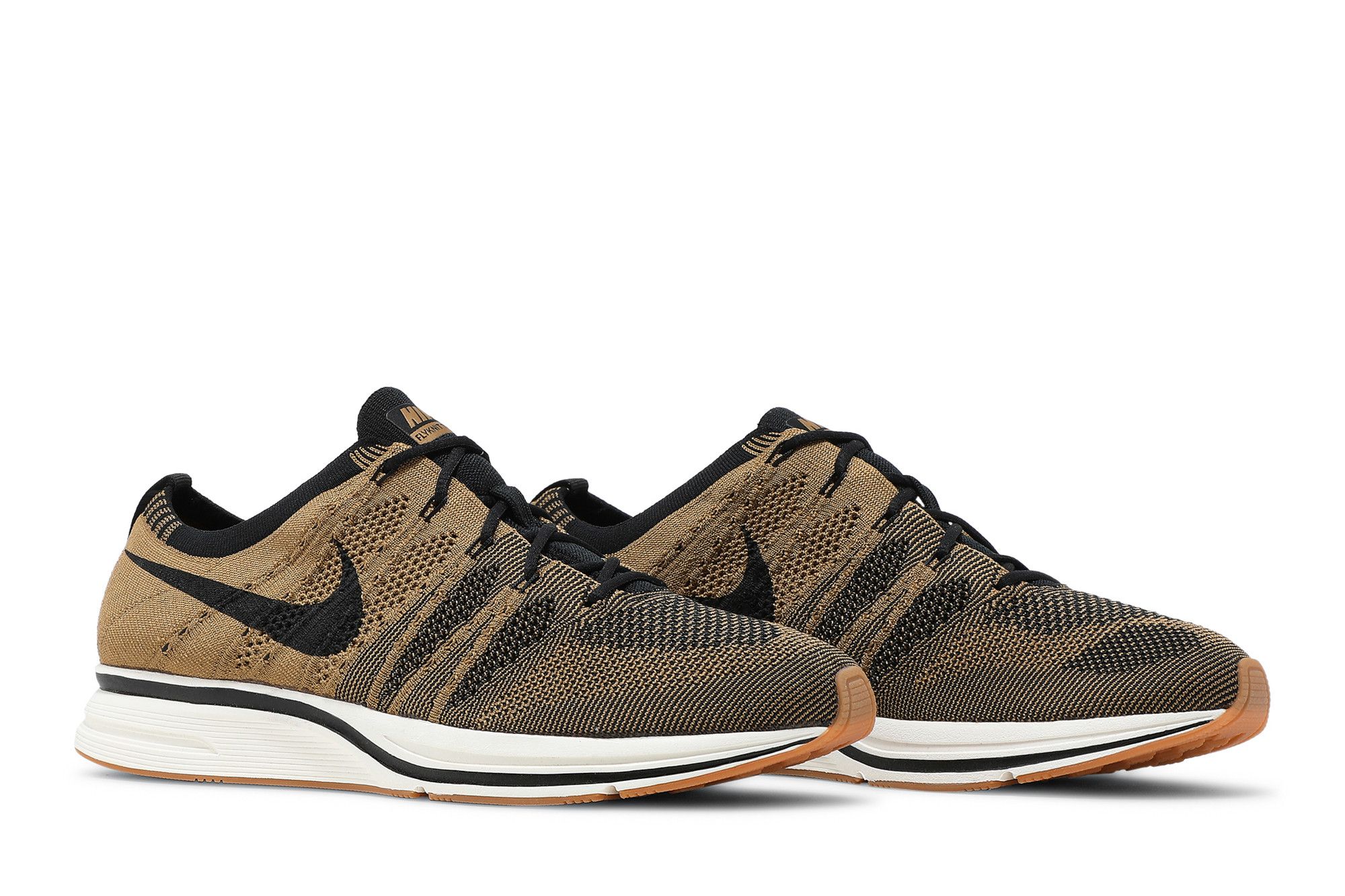 Size 10.5 Flyknit Trainer Golden Beige