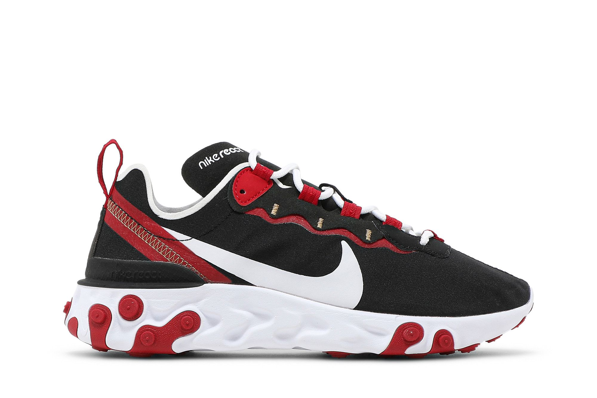 Black and red reacts best sale