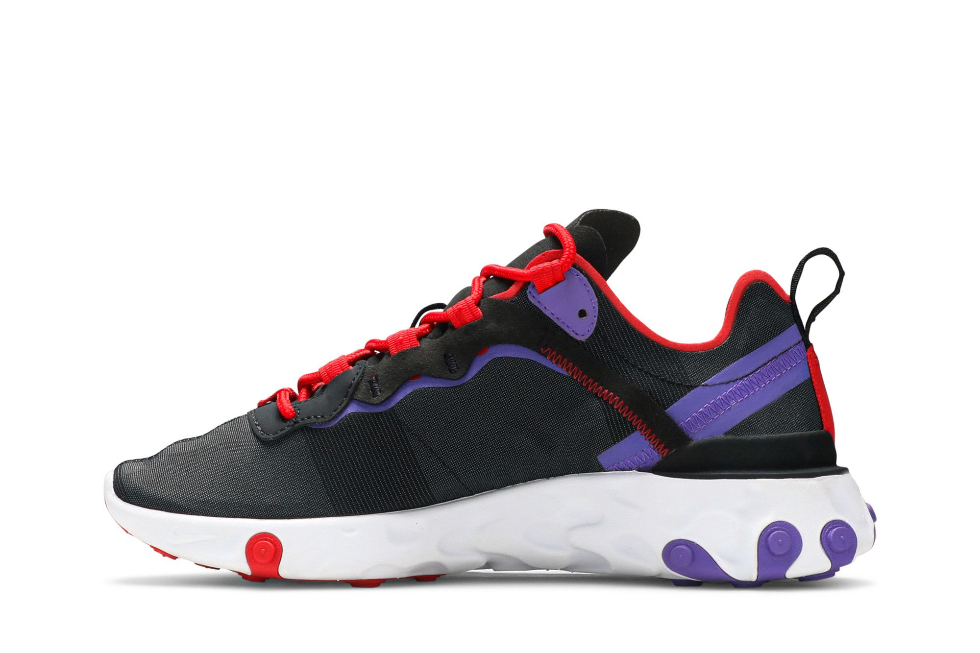 Buy Wmns React Element 55 Black Red Purple CQ9903 001 GOAT CA