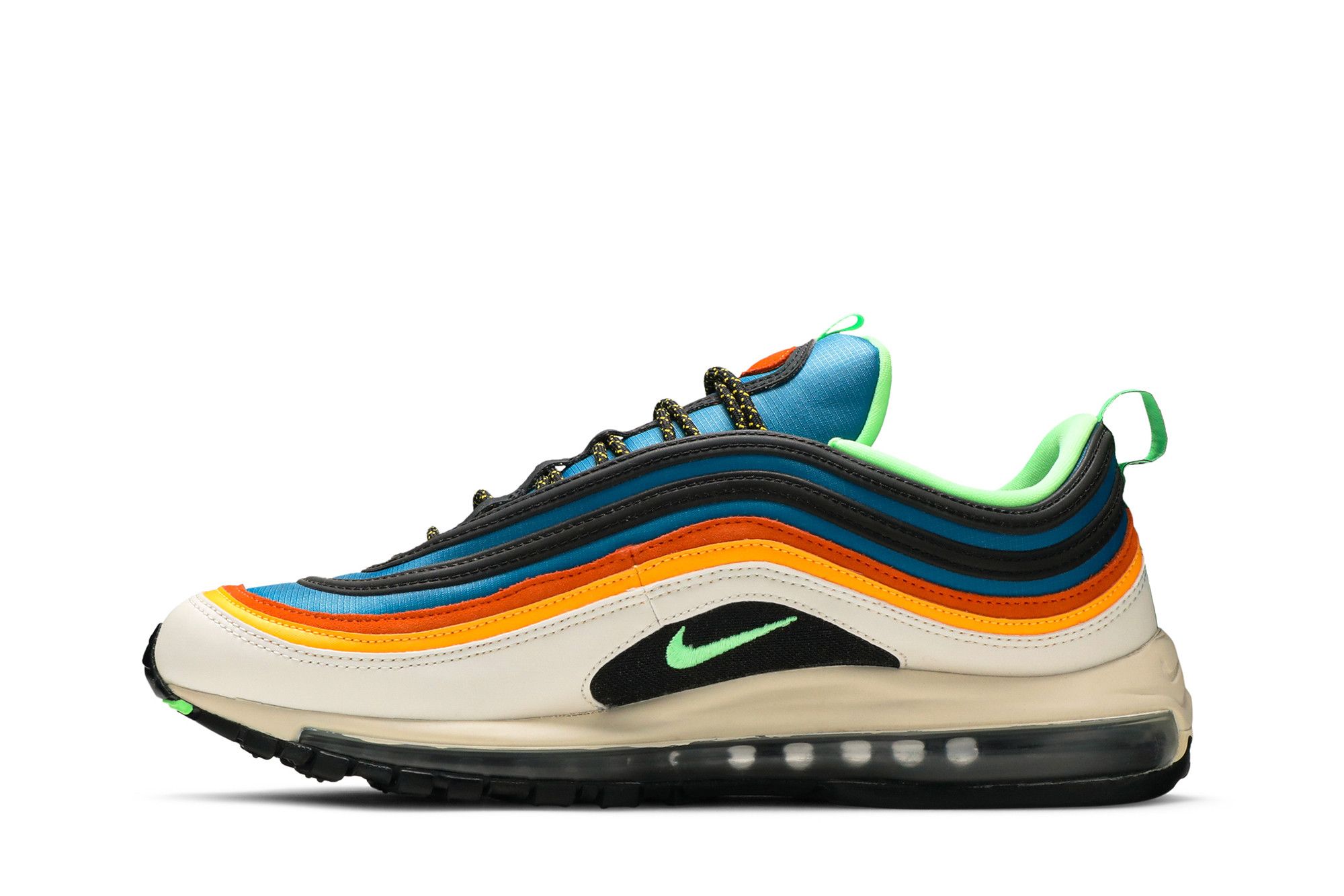 Orange and green air max 97 clearance