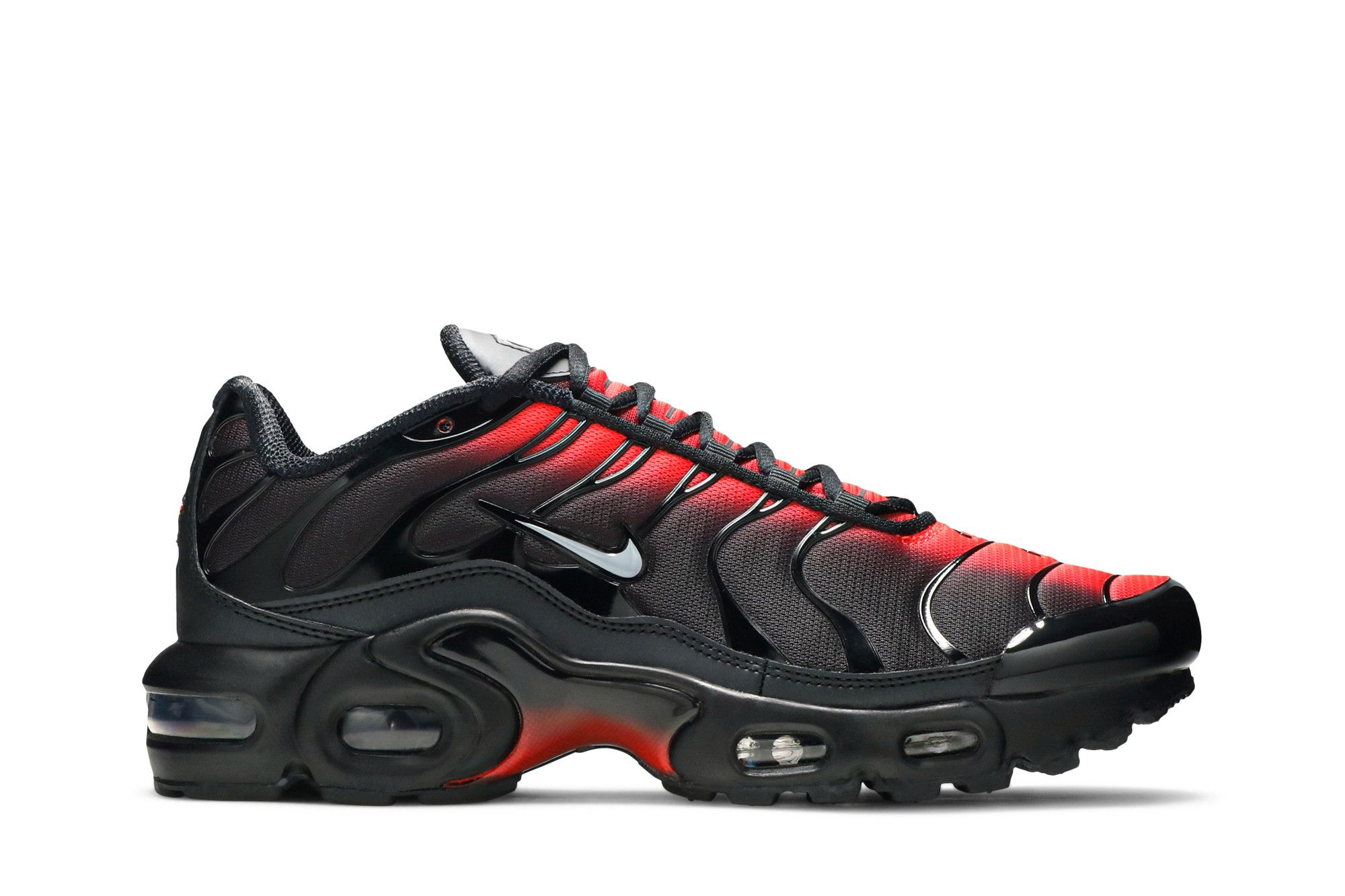 Size 4.0 Air Max Plus GS Black Crimson
