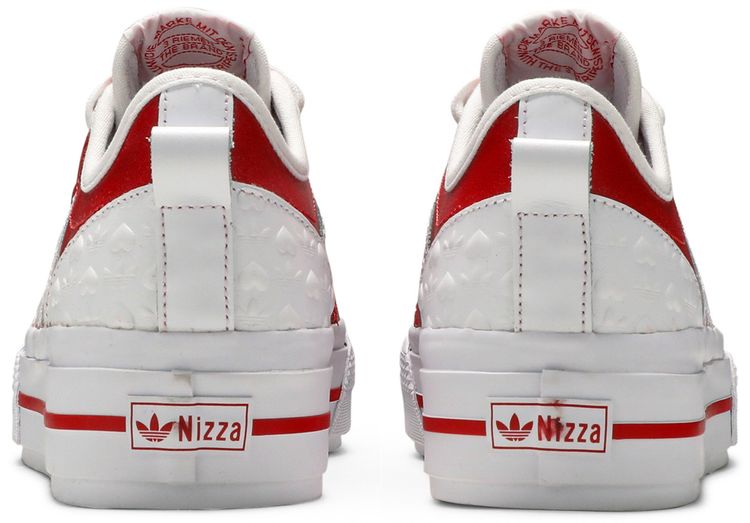 Adidas Wmns Nizza RF Platform Heart Embossed   Scarlet