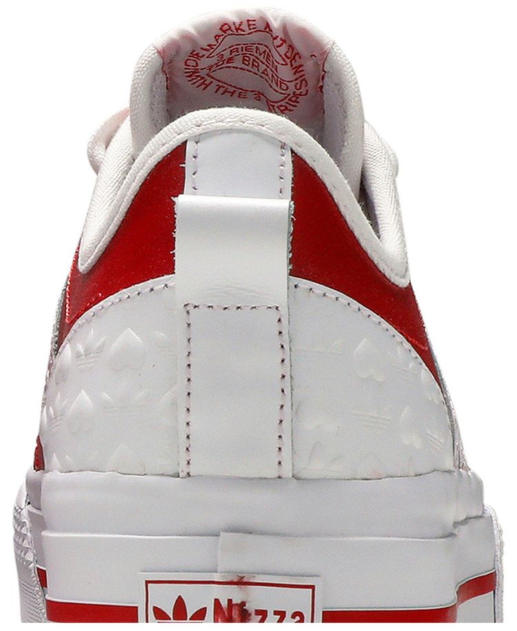 Adidas Wmns Nizza RF Platform Heart Embossed   Scarlet