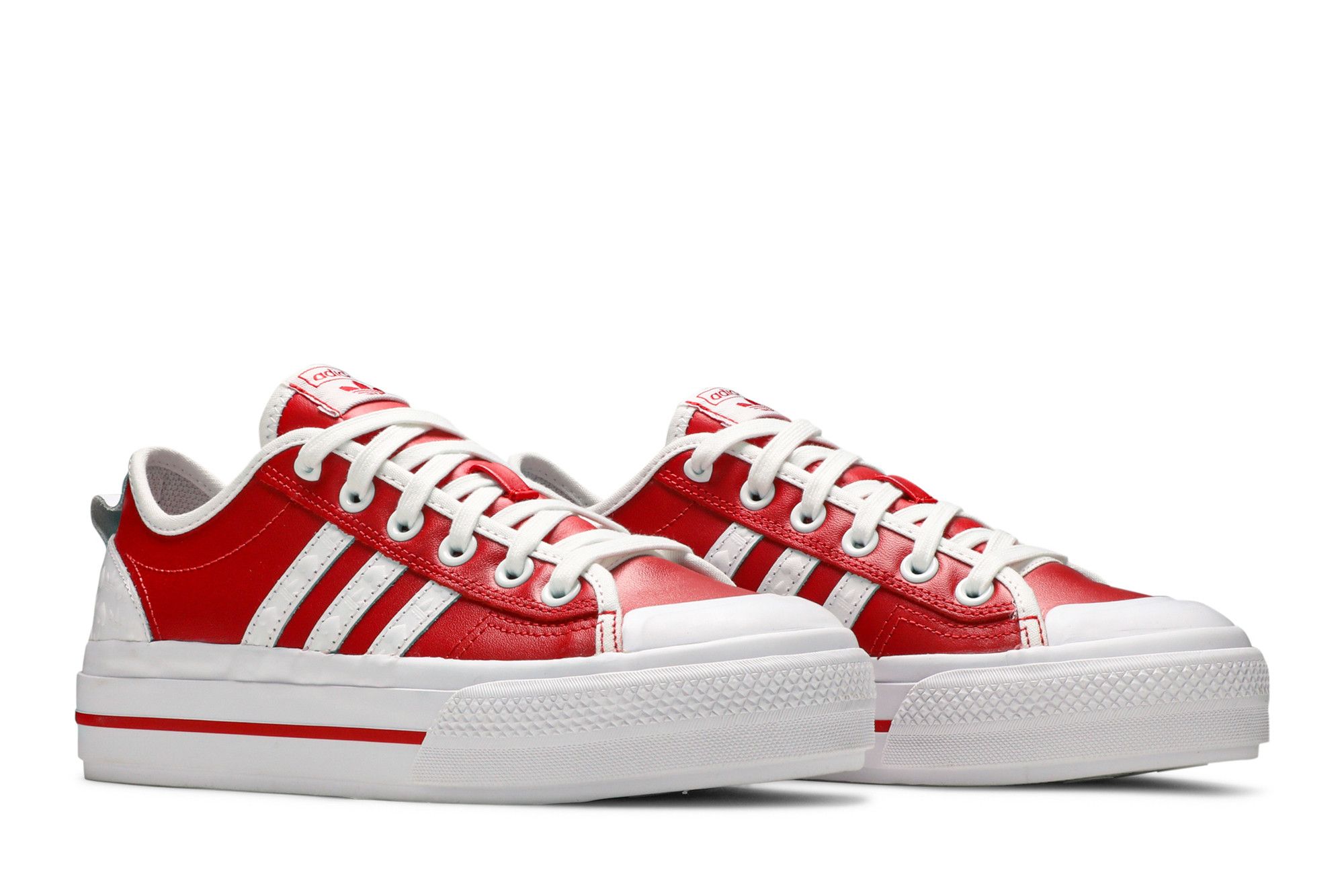 Buy Adidas Wmns Nizza RF Platform 'Heart Embossed - Scarlet
