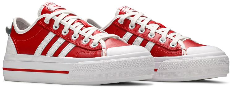 Adidas Wmns Nizza RF Platform Heart Embossed   Scarlet